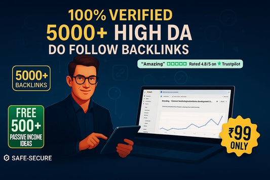 8000+ Manually Verified Do Follow Backlinks at ₹99